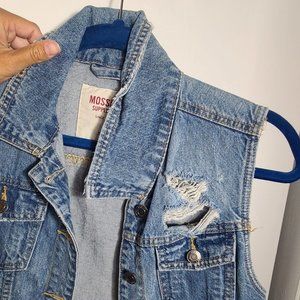 BARLEY WORN DENIM VEST!!!!